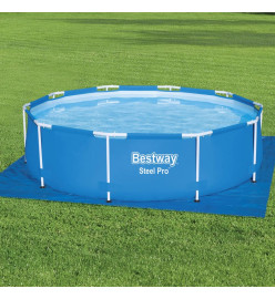 Bestway Tapis de sol pour piscine Flowclear 335x335 cm