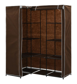 Garde-robe d'angle Marron 130x87x169 cm