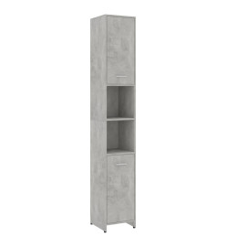 Ensemble de meubles de salle de bain 4 pcs Gris béton