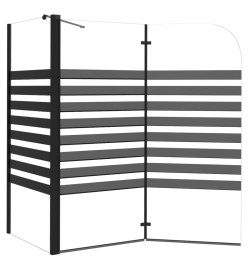 Cabine de douche à rayures 120x68x130 cm Verre trempé