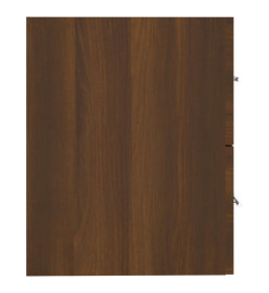 Armoire de lavabo Chêne marron 60x38,5x48 cm Bois d'ingénierie