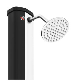 Douche solaire d'extérieur avec pomme de douche et robinet 35 L