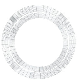 Foyer en gabion Ø 100 cm fer galvanisé