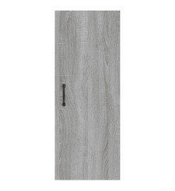 Armoire murale Sonoma gris 34,5x34x90 cm Bois d'ingénierie