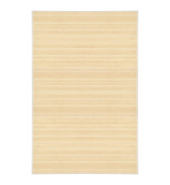 Tapis en bambou 100x160 cm Naturel