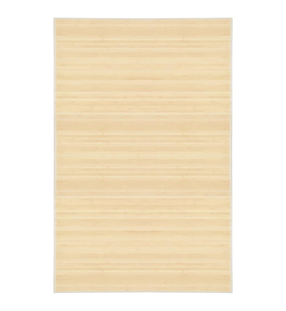 Tapis en bambou 100x160 cm Naturel