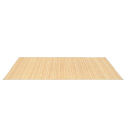 Tapis en bambou 100x160 cm Naturel