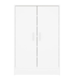 Armoire à chaussures Blanc 60x35x92 cm Aggloméré