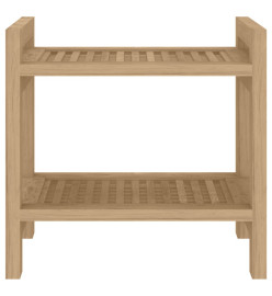 Banc de douche 45x30x45 cm Bois massif de teck