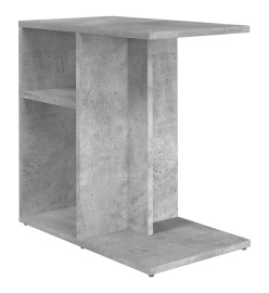 Table d'appoint Gris béton 50x30x50 cm Aggloméré