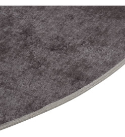 Tapis lavable antidérapant φ120 cm Gris