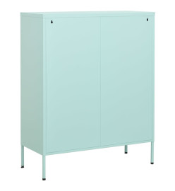 Armoire de rangement Vert menthe 80x35x101,5 cm Acier