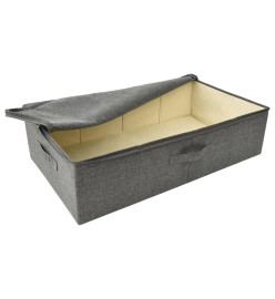 Boîte de rangement Tissu 70x40x18 cm Anthracite