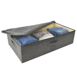 Boîte de rangement Tissu 70x40x18 cm Anthracite