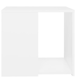 Table d'appoint Blanc 50x50x45 cm Aggloméré