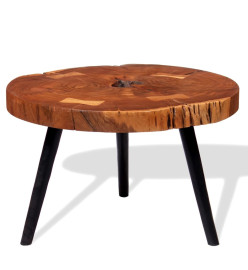 Table basse Bois d'acacia massif (55-60) x 40 cm