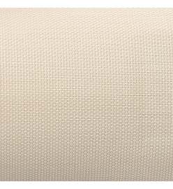 Appui-tête de chaise longue Crème 40x7,5x15 cm Textilène