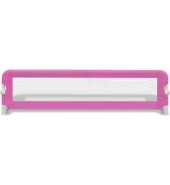 Barrière de lit pour enfants 150x42 cm Rose