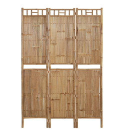 Cloison de séparation 3 panneaux Bambou 120x180 cm