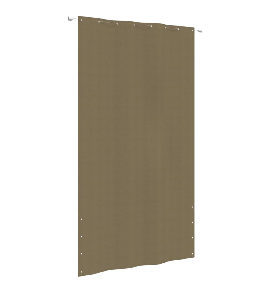 Écran de balcon Taupe 160x240 cm Tissu Oxford