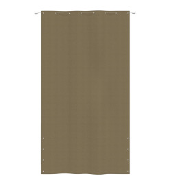 Écran de balcon Taupe 160x240 cm Tissu Oxford