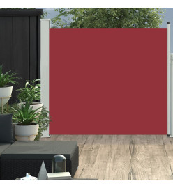 Auvent latéral rétractable de patio 170x300 cm Rouge