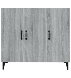 Buffet sonoma gris 90x34x80 cm bois d'ingénierie