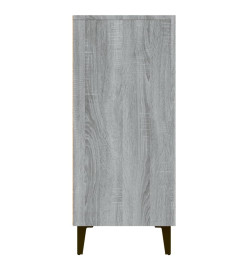 Buffet sonoma gris 90x34x80 cm bois d'ingénierie