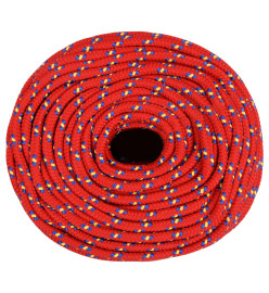 Corde de bateau Rouge 6 mm 50 m Polypropylène