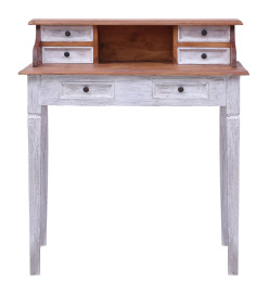 Bureau avec tiroirs 90x50x101 cm Bois de récupération solide