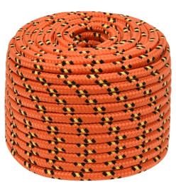 Corde de bateau Orange 14 mm 250 m Polypropylène