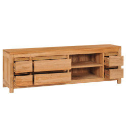 Meuble TV 120 x 30 x 40 cm bois de teck massif