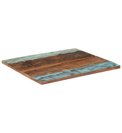 Dessus de table rectangulaire 70x80 cm 25-27 mm Bois récupéré