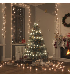 Guirlande lumineuse 400 LED 40 m 8 effets lumineux Blanc chaud