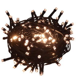 Guirlande lumineuse 400 LED 40 m 8 effets lumineux Blanc chaud