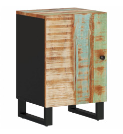 Armoire de salle de bain 38x33x58cm bois massif de récupération