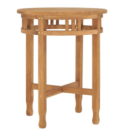 Table de bistro Ø60x60 cm Bois de teck solide