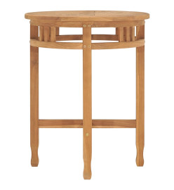 Table de bistro Ø60x60 cm Bois de teck solide