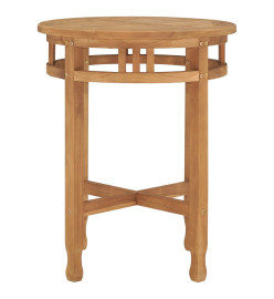 Table de bistro Ø60x60 cm Bois de teck solide