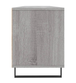 Meuble TV sonoma gris 150x30x44,5 cm bois d'ingénierie