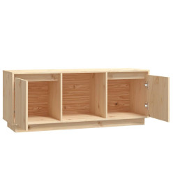 Meuble TV 110,5x35x44 cm Bois de pin massif