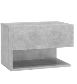 Tables de chevet murales 2 pcs Gris béton