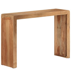 Table console 110x30x76 cm bois massif d'acacia