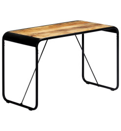 Table à dîner 118x60x76 cm Bois de manguier massif brut
