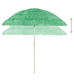 Parasol de plage Hawaii Vert 240 cm