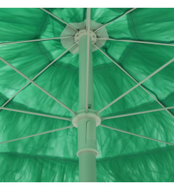 Parasol de plage Hawaii Vert 240 cm