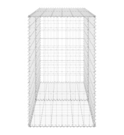 Mur en gabion avec couvercles Acier galvanisé 150x60x100 cm