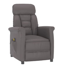 Fauteuil de massage Gris Similicuir