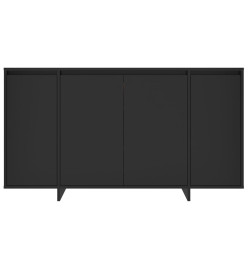 Buffet noir 135x41x75 cm bois d'ingénierie