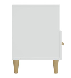 Meuble TV Blanc 102x36x50 cm Bois d'ingénierie